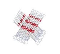 2 4 5 6 8 10 12 16 20 Pcs Retractable Telescopic Safety Cone Bar from 5.2 to 9.8 ft, Traffic Cone Barrier Extension Poles, Engineer Grade Reflective Tape(Red and White,16pcs)