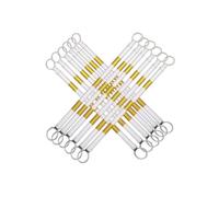 2 4 5 6 8 10 12 16 20 Pcs Retractable Telescopic Safety Cone Bar from 5.2 to 9.8 ft, Traffic Cone Barrier Extension Poles, Engineer Grade Reflective Tape(Yellow and White,12pcs)