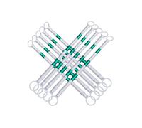 2 4 5 6 8 10 12 16 20 Pcs Retractable Telescopic Safety Cone Bar From | 5.2 To 9.8 Ft Traffic Cone Barrier Extension Poles, Engineer Grade Reflective Tape(Green and White,10pcs)