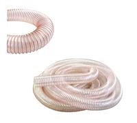 2" 4" 5" 7" 10" 11" Dust Collection Hose Clear Flexible Vacuum Hose | Retractable Fume Collection Hose For Dust Collectors, Industrial Dust Extractor，Wood Shop(1m/3.28ft,180mm-7.1in)