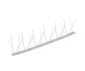2/4/5-row Plastic Bird & Pigeon Spikes Set Pet Repellent Multi Sizes vidaXL