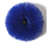 2/4/6/8/10 PCS Plush Faux Fur Rabbit Hair Ties, Fluffy Scrunchy Hair Scrunchie Bobbles Elastic Hair Bands Scrunchie Ponytail Accessories (G,6Pcs)
