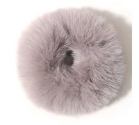 2/4/6/8/10 PCS Plush Faux Fur Rabbit Hair Ties, Fluffy Scrunchy Hair Scrunchie Bobbles Elastic Hair Bands Scrunchie Ponytail Accessories (F,8Pcs)