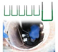 2 4 6 8 10 Rung Window Well Ladder, Wall Mounted Climbing Ladder/Basement Egress Ladders - Adjustable Spacing, Heavy Duty Steel Step Bracket for Home Garage Deck(6 pcs,15x20x1.2cm(5.9x7.9x4/9in))