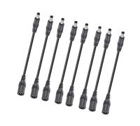 2/4 / 6/8 / 10pcs Practical DC5.5x2.1mm Power Extension Cord Replacement 22AWG Flexible Cable Enduring Flexible Cable