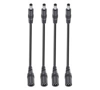 2/4 / 6/8 / 10pcs Practical DC5.5x2.1mm Power Extension Cord Replacement 22AWG Flexible Cable Enduring Flexible Cable