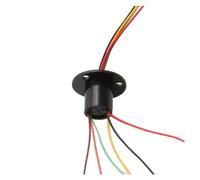 2/4/6/8/12/18 Channel Micro Rotate Slip Ring 2A Diameter 12.5mm For RC Excavator Model DIY PTZ Gimbal Electric Collector Rings(Dia.12.5mm 6CH 2A)