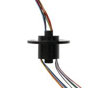 2/4/6/8/12ch Wires 2A 10A Hollow Shaft Slip Ring Hole 5-38.1mm D22-99mm Conductive Rotary Joint Electric Slipring Connector(Hole 5mm 12CH 2A)
