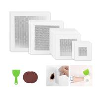 2/4/6/8 Inch Wall Repair Patch, 16PCS Self Adhesive Drywall Patch Repair Kit, Plasterboard Patch, Safe Mend Plaster, Dry Wall Hole Repair Kit for Broken Walls Repairing or Ceiling Filler