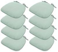 2/4/6/8 Pack Non-Slip U-SD Dining Chair Cushions Machine Washable Seat Pads for Kitchen & Dining Room Lake Green 41x43cm (8 Pack) - Comfortable & Stylish