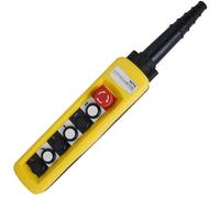 2/4/6/8 Pushbuttons Double Speed/Single speed Hoist Crane Pendant Control Stations With Emergency Stop For circuits XAC-A271(Ivory,Double Speed 1pcs)