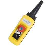 2/4/6/8 Pushbuttons Double Speed/Single speed Hoist Crane Pendant Control Stations With Emergency Stop For circuits XAC-A271(Blue,Single speed 1pcs)