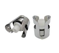2/4/6/8Pcs Wine Champagnes Stopper with Steel Clip for Freshnesses Preservations Compatibles with Various Bottle Type Multipurpose Beverage Stopper