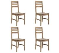 2/4/6/8x Solid Wood Acacia Dining Chairs Kitchen Dinner Furniture Seat vidaXL