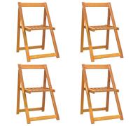 2/4/6/8x Solid Wood Acacia Folding Garden Chairs Wooden Dining Seat vidaXL