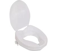 Raised Toilet Loo Seat with Lid For Disability & Elderly Persons - 2" With Lid