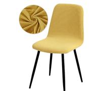 2/4/6 Pack Velvet Stretch Chair CoversElastic Slipcovers for Dining Room Bar Office Par and Banquet Protective Seat Covers in Various Sizes