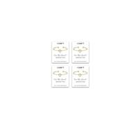 2/4/6PCS Bridesmaid Bracelet Gold Love Knot Bracelet for Women Tie the Knot Bracelets Bridesmaid Gifts with a Card I Can't Tie the Knots without You Will You Be My Bridesmaids, gold 4pcs, Zinc, no