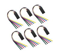 2/4 / 6Pcs Colorful Ribbons Bookmarks Leather Bible Bookmarks with Tassels Ribbon Page Book Marker for Daily Reading Sturdy Bible Page Holders with Tassels
