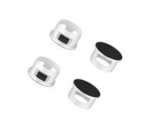 2 / 4 / 6Pcs Indicators Light Cover for Eyewears Semi Open Design Keep Privacy During Filming Social Gatherings Commuting Privacy Light Cover for Glasses Semi Open Design Hide LED Indicators Easy