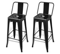 2/4/6x Bar Stools Steel Counter Kitchen Restaurant Chairs Multi Colours vidaXL