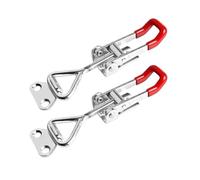 2/4/8Pcs Adjustable Toggle Clamp Latch Heavy Duty Latches Holding Capacity Pull for Tool Box Cas(2PCs)