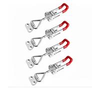 2/4/8Pcs Adjustable Toggle Clamp Latch Heavy Duty Latches Holding Capacity Pull for Tool Box Cas(4PCS)