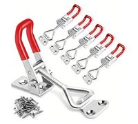 2/4/8Pcs Adjustable Toggle Clamp Latch Heavy Duty Latches Holding Capacity Pull for Tool Box Cas(8PCS)