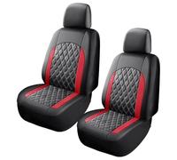 2/4 / 9PCS Breathable Covers PU Leather Double Stitched Diamonds Pattern for Sedan SUV All Season Use Stone Thread Seat Covers