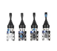 2/4 Directions Momentary/Self-locking Monolever Joystick Switch Transparent Black HKA1-41Z02/41Z04/41Y02/41Y04(HKA1-41Z02)