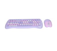 2.4 G Wireless Cat Keyboard combination: Game and Mouse Game, Low Desktop Electricity Technology, Laptop, Wireless Mice, OS X, Frosted Process, ABS Material (Purple mixed color)