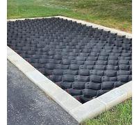 2" & 4" Gravel Grid for Driveways - HeavyDuty HDPE Ground Grids for Garden & Patio 3.2/6.5/10/13/16/19.7 ft Width Perfect for Sand/Earth Stabilization & Landscaping