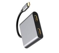 2/4 In 1 USB C Docking Station Two 4K 60Hz 30Hz Adapter With USB3.0 Hubs For Laptop