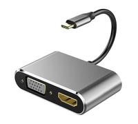 2/4 In 1 USB C Docking Station Two 4K 60Hz 30Hz Adapter With USB3.0 Hubs For Laptop