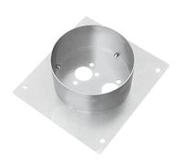 2.4 in Stainless Steel Diesel Heater Mounting Turret Plate, Heat-Resistant Universal Bracket for Chinese Diesel Heaters, Easy Install Boat RV Accessory