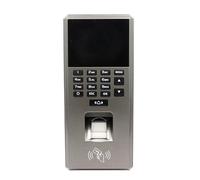 2.4 Inch Fingerprint Access Control Keypad USB Biometric System Electronic Time Clock Recorder Attendance Machine(Size:Grey)