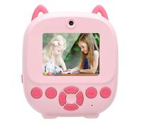 2.4 Inch Kids Camera Instant Print, 48MP Instant Camera, 1080P HD Printable Camera for 3 to 12 Year Old Kids, 16 Level Grayscale Color System Printing, Powerful Battery Life (Pink)