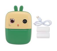 2.4 Inch mini Print Camera with 48M Resolution and 1080P HD Dual Cameras, Cute Cartoon, 1800mAh Battery for Lasting Use, Grayscale Printing, Ideal for Toddlers (Yellow)