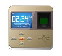 2.4 Inch TFT Monitor Time Attendance Machine Password Fingerprint Time Clock(Color:Gold)