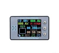 2 4 Inch Wireless Battery Monitor with Voltage Current Temperature and Capacity Display Supports Remote Data Access via 2 4G Wireless Technology Monitors up to 120V 500A (C)