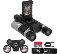 2.4" LCD Display Digital Binoculars Camera - 12X24 Night Vision Binoculars with 8X Digital Zoom, 7-Level Infrared for Adults Camping Hunting, 32GB TF Card Included Can Save Photo and Vide