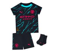 (2-4 Months) 2023-2024 Man City Third Baby Kit
