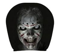 2/4 Pack Ghost Face Headrest Covers, Scary Headrest Covers for Cars Funny Headrest Covers for Cars Elastic Washable Halloween Car Decor for Auto Truck SUV Interior Decoration