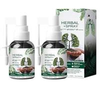 2-4 Pack Respinature Herbal Lung Cleanse Mist - Natural Respiratory Cleanse & Breathe Spray - Lung Exerciser for Powerful Lung Support - Herbal Lung Care Essence for Daily Use, 30ml (2)