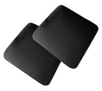 2/4 Packs Waterproof PU Leather Dining Chair Cushions Square Seat Pads for Office & Dining Black 40x40cm Comfortable & Stylish Chair Pads