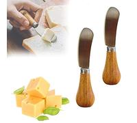 2/4 Pcs Cute Standing Butter Knife,Stainless Steel Cheese Spreader,Multifunctional Cream Cheese Butter Knives, Fruit Jam Peanut Butter Spreading Knife for Sandwich Bread Toast (2PCS)