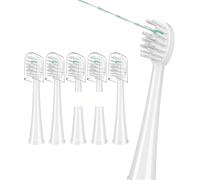 2-4 pcs Replacement Brush Heads ，Compatible for Waterpik ，Sonic Fusion Toothbrush SF01/SF02/SF03/SF04 and Sonic Fusion 1.0/2.0(2pcs White)