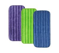 2/4 Pcs,Reusable Microfiber Mop Pads,Compatible for Swiffer,Wet Jet, Wet and Dry Pad, Household Dust Cloth, Cleaning Accessories.(Three Colors 3pcs)