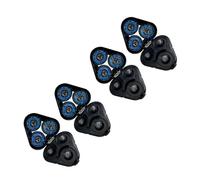 2/4 Pcs Shaver Replacement Complete Head,Compatible For Philips Series 5000 S5077 S5080 S5070 S5100 S5110 S5420Shaving Blades(4 pcs black)