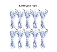 2/4 Pins Head 2.5/3.5mm Plug Type Electrode Cable Line Wire For Tens Acupuncture Electrical Nerve Muscle Stimulator 2.5mm 4pin 10pcs